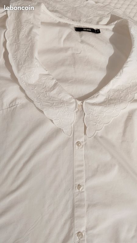 Blouse, chemise blanche magnifique femme (image 2)