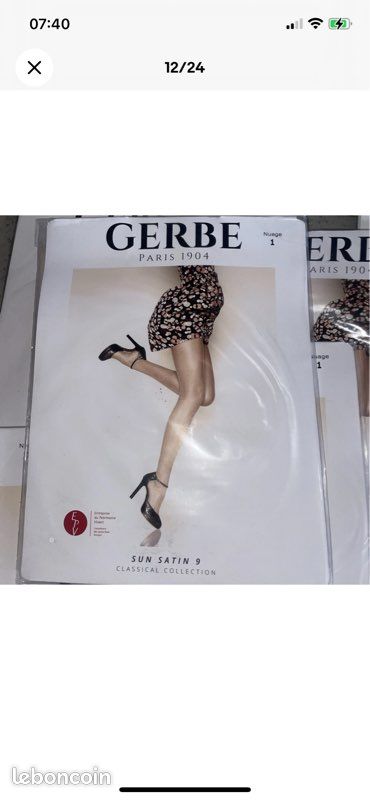 Gerbe 37 paires de collants et bas taille 1 (image 9)