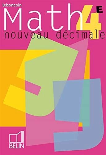 Manuel Mathématiques 4 eme (image 1)