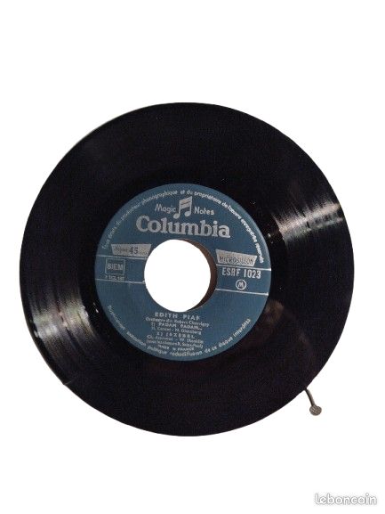 Vinyle 45 tour Edith Piaf 2 Padam Padam de 1956 (image 2)