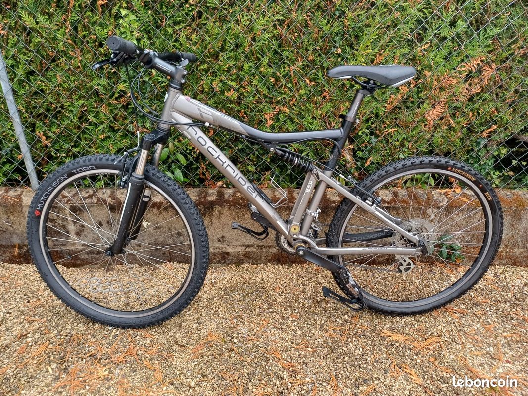Bicycle Vtt Rockrider VTT Rockrider Gris Tout Suspendu Vélos