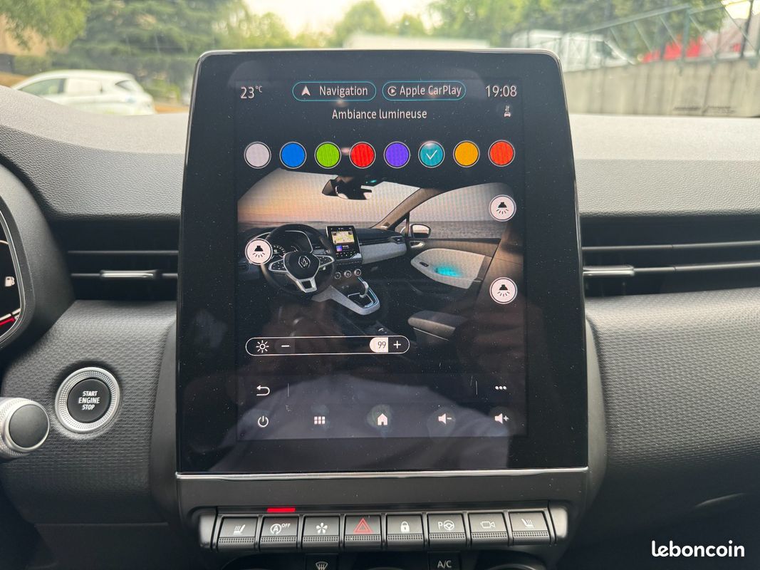 RENAULT CLIO V 1.3 TCe 130ch EDC Intens Edition One - CarPlay - Caméra 360° - Bose - Virtual Cokcpit (image 25)