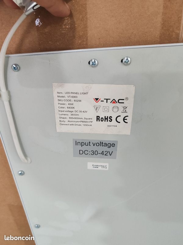 Dalle Led 45w VT-6060 (image 3)