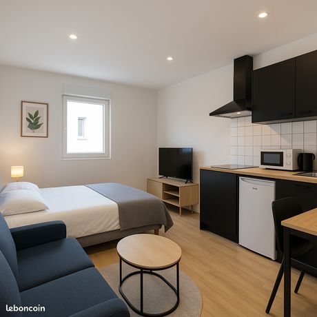 🏡 Studio Meublé Rénové – Quartier Université Condorcet – Le Creusot