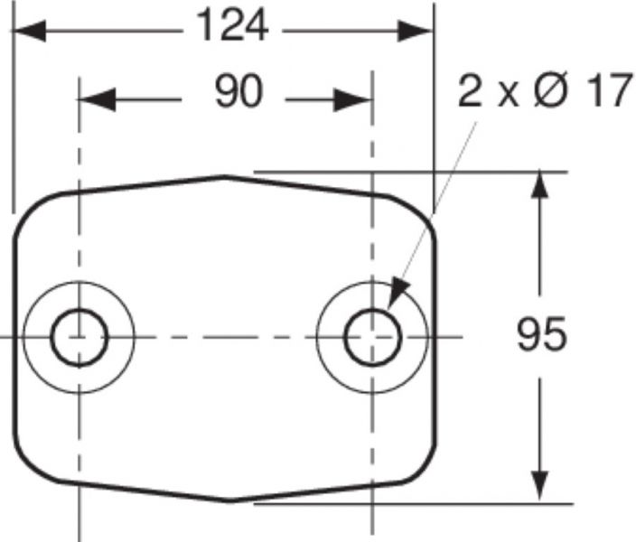 Crochet d'attelage mixte à boule 3.5T 2 trous - Équipement auto