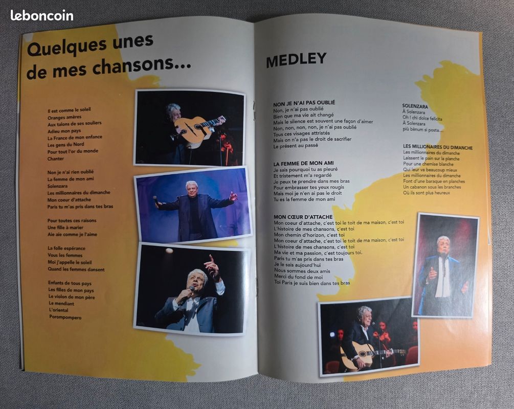 Programme tournée Enrico Macias (image 2)