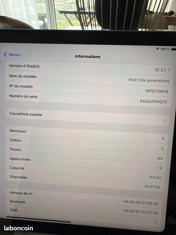IPad 10 Eme génération (image 7)
