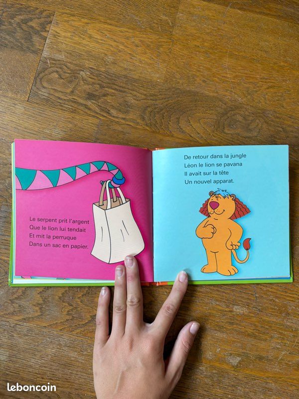 Livre “Les Animaux Rigolos – Léon le lion” – Éditions Atlas Jeunesse (image 4)