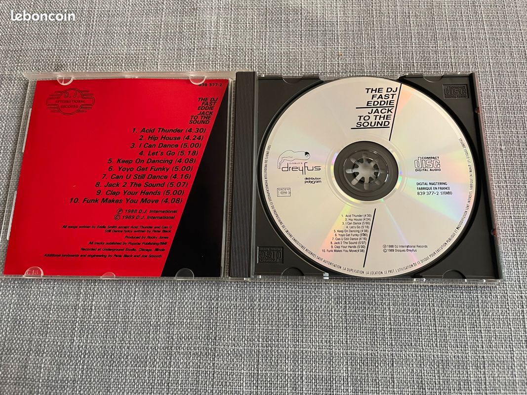 The DJ Fast Eddie* – Jack To The Sound CD (image 3)