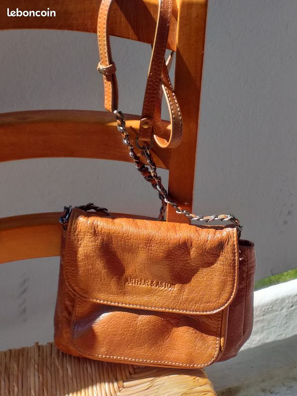 Sac Arthur et Aston cuir camel excellent état (image 1)