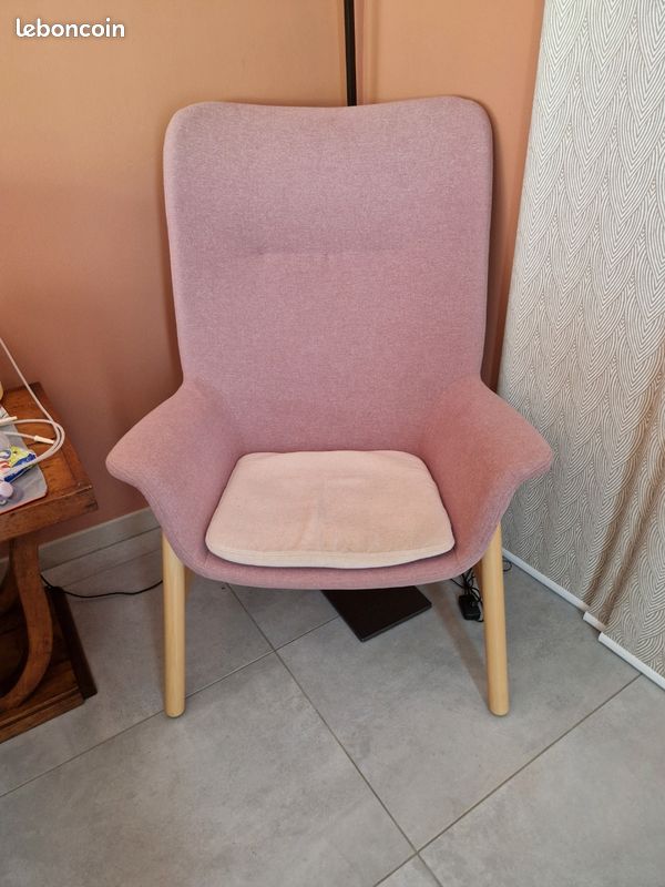 Ikea Vedbo Armchair Ikea Armchair Pink Fauteuil Haut Vedbo