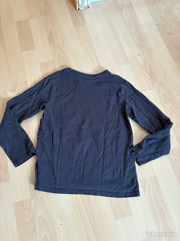 T-shirt manches longues Kiabi coton bio – 10 ans (138-143 cm) (image 2)