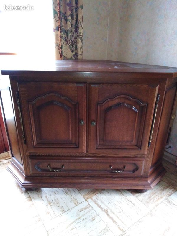 Meuble angle télé /bar Louis XIV (image 1)