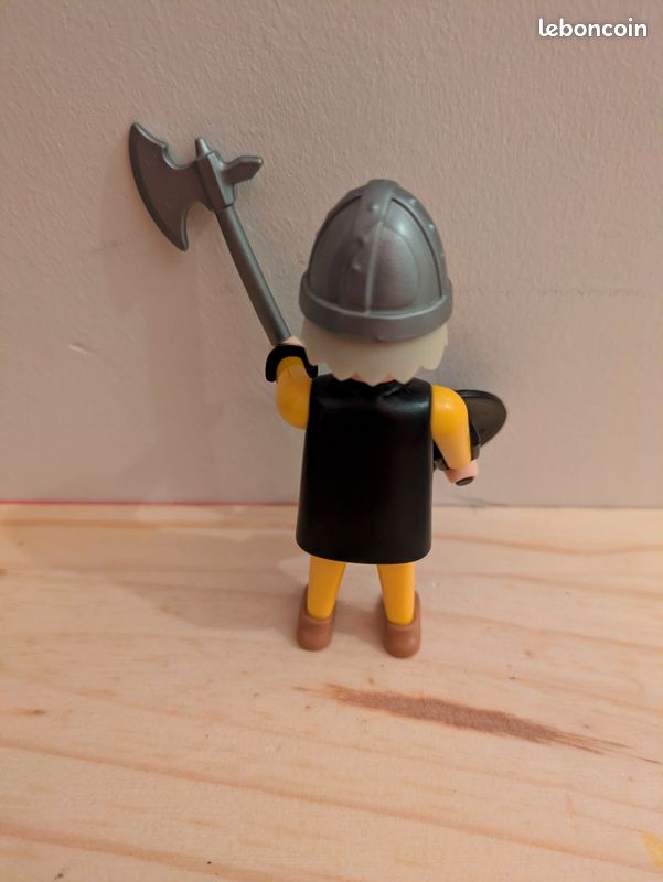 Figurine PLAYMOBIL Moyen-Âge Commandant Gros Ventre Avec Catapulte Et Chevalier - Réf. 3653 - Occasion