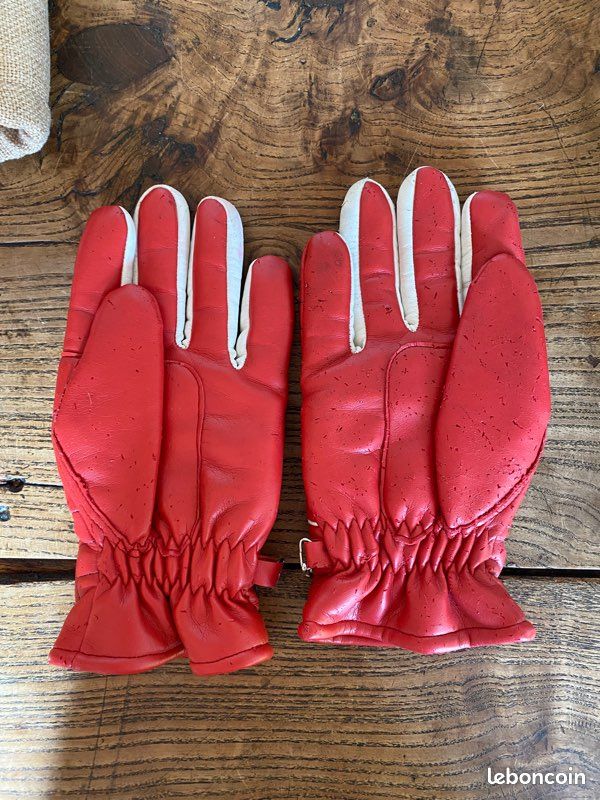 Vintage père de gants en cuir petite taille idéale pour femme