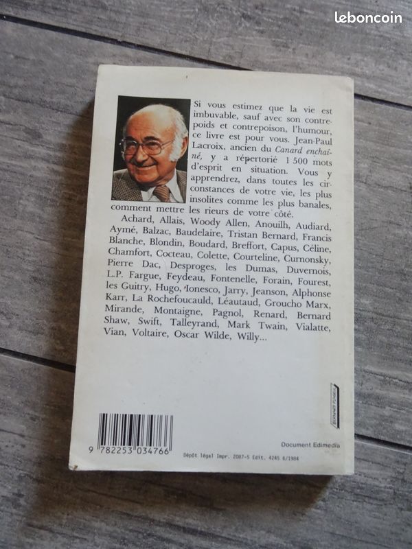 Livre H comme humour (vb83) (image 3)
