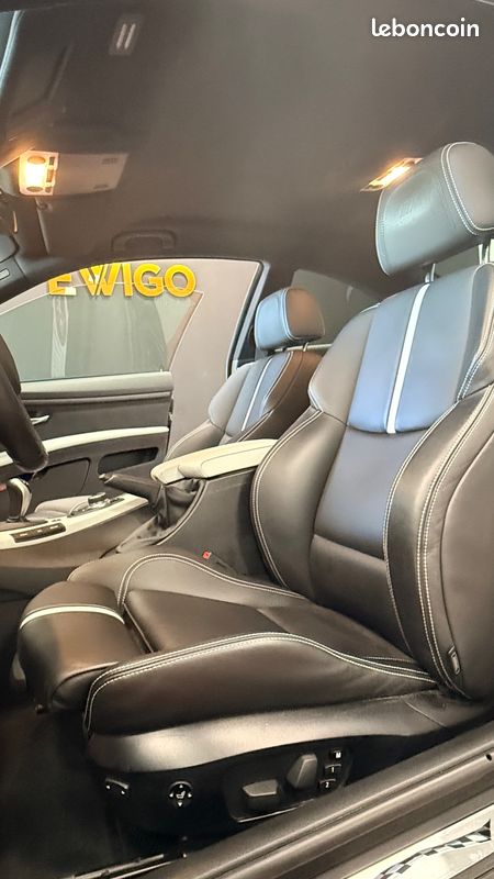 BMW M3 4.0 V8 420CV (E92) EDITION LIMITE BLACK AND WHITE (707 EXEMPLAIRES) BOITE DKg (image 12)