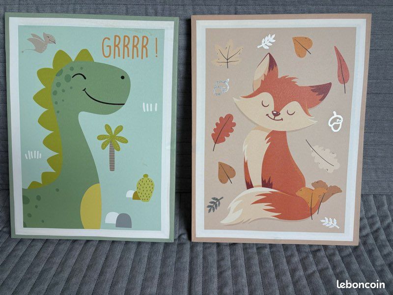 2 tableaux chambre enfant (image 1)