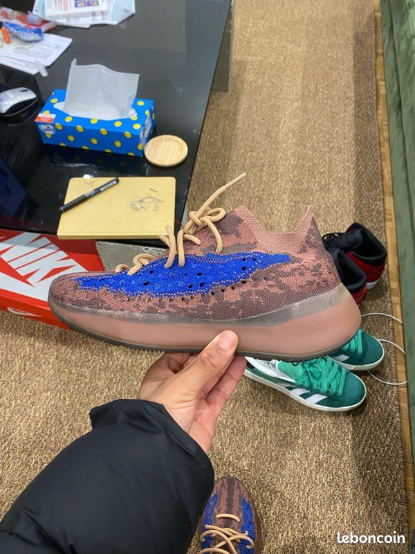 380 Azure On Feet Boost 380 Cloth Low Trainers Yeezy X Adidas