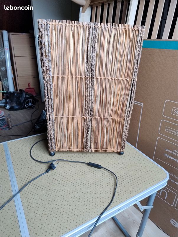 Lampe décoration en bois (image 1)