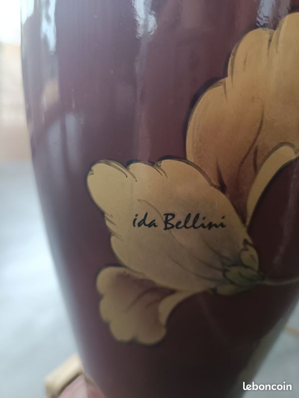 Pied de lampe vintage 1970 en pierre