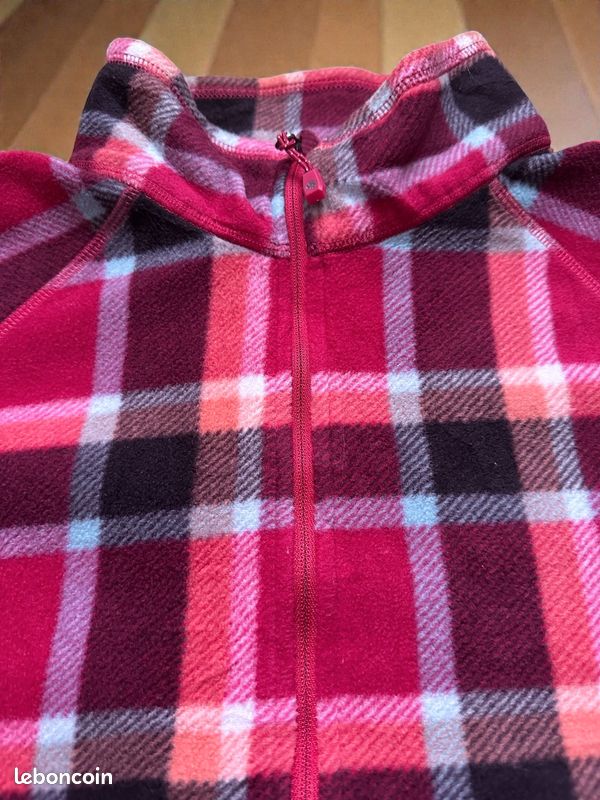 Gilet Femme Eddie Bauer En Laine à Carreaux Rouge Noir - Taille S, Occasion Excellent état
