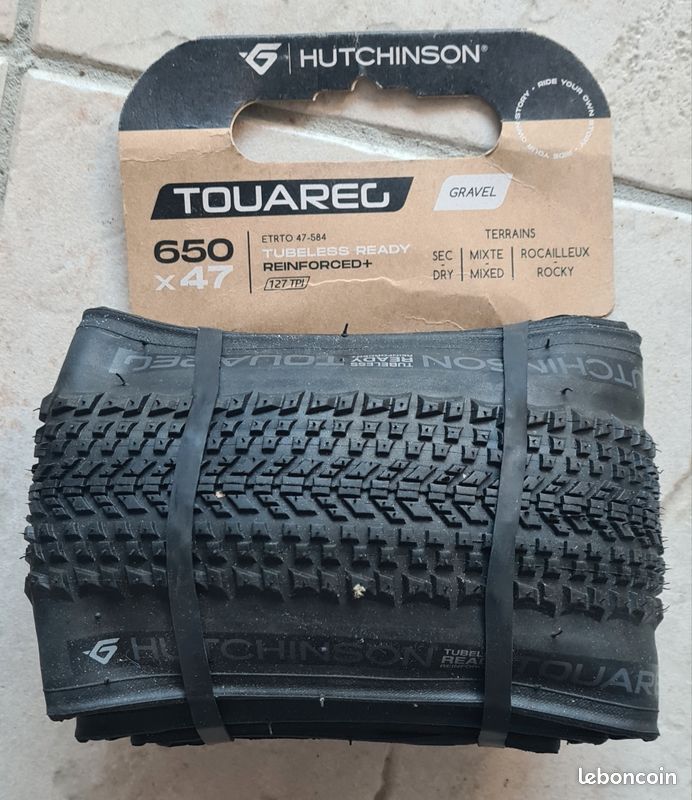 Pneu vélo vtt hutchinson touareg 650x47 neuf (image 1)