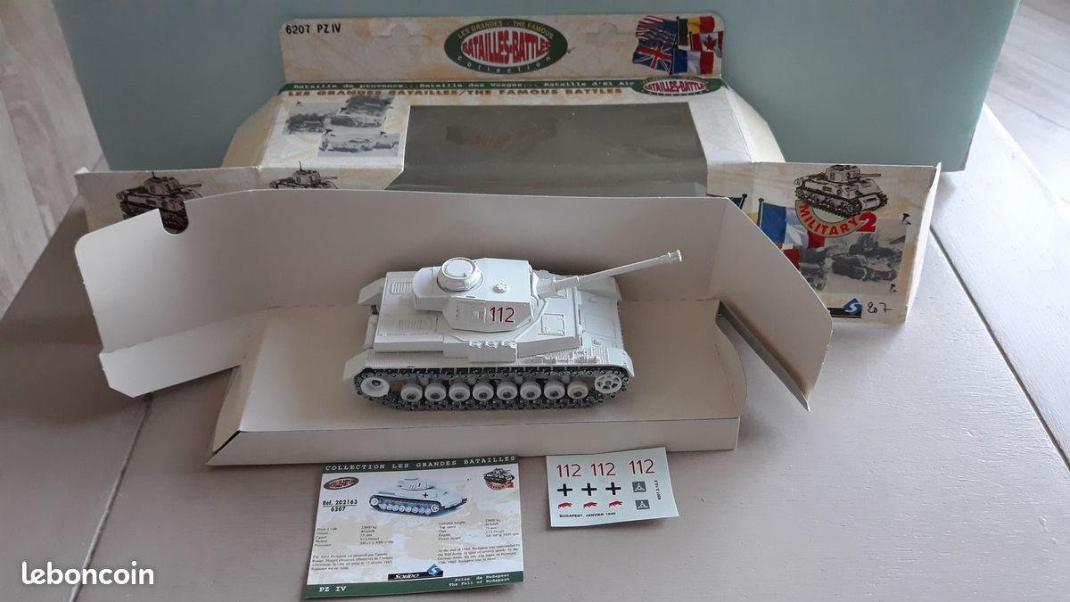 Solido véhicule militaire ALLEMAND WW2 CHAR PANZER IV canon long