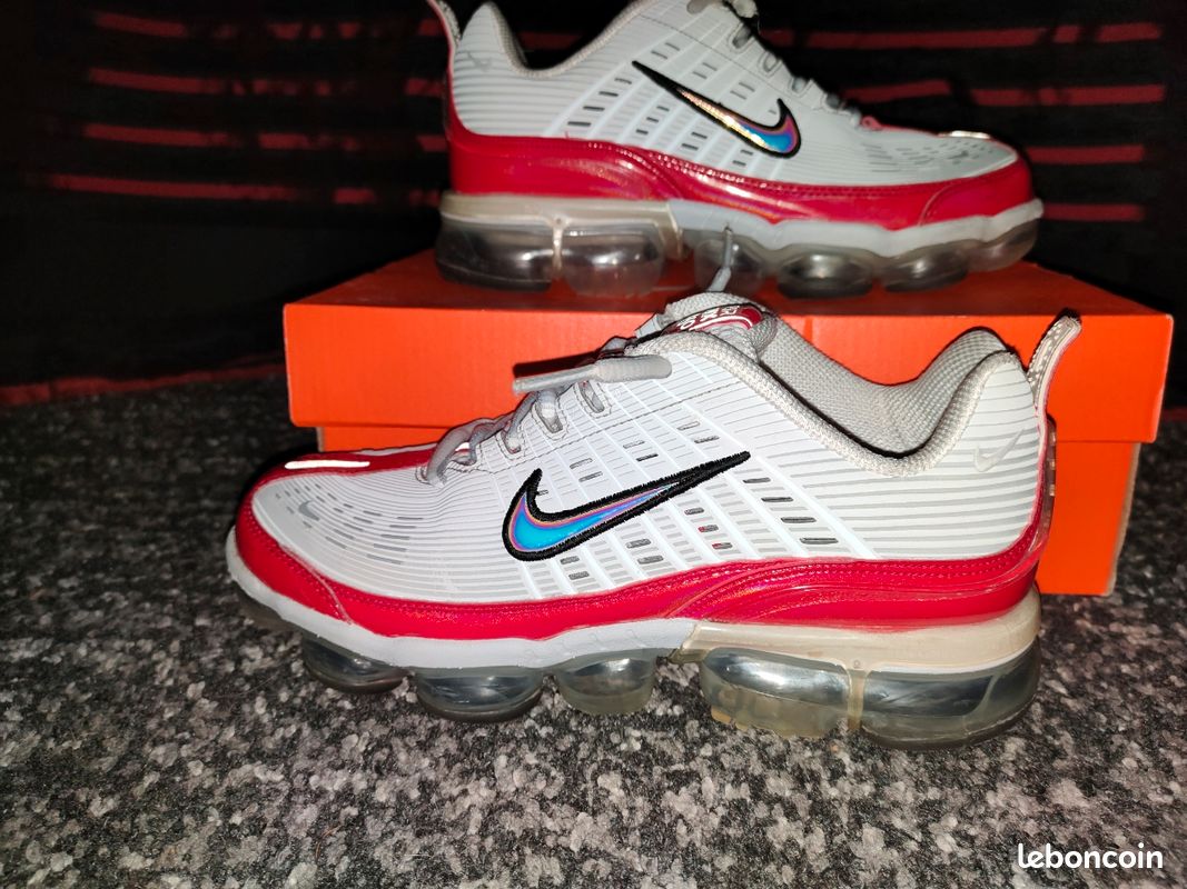 Nike Vapormax 360 Vapormax Plus Blanche Et Rouge Air Vapormax