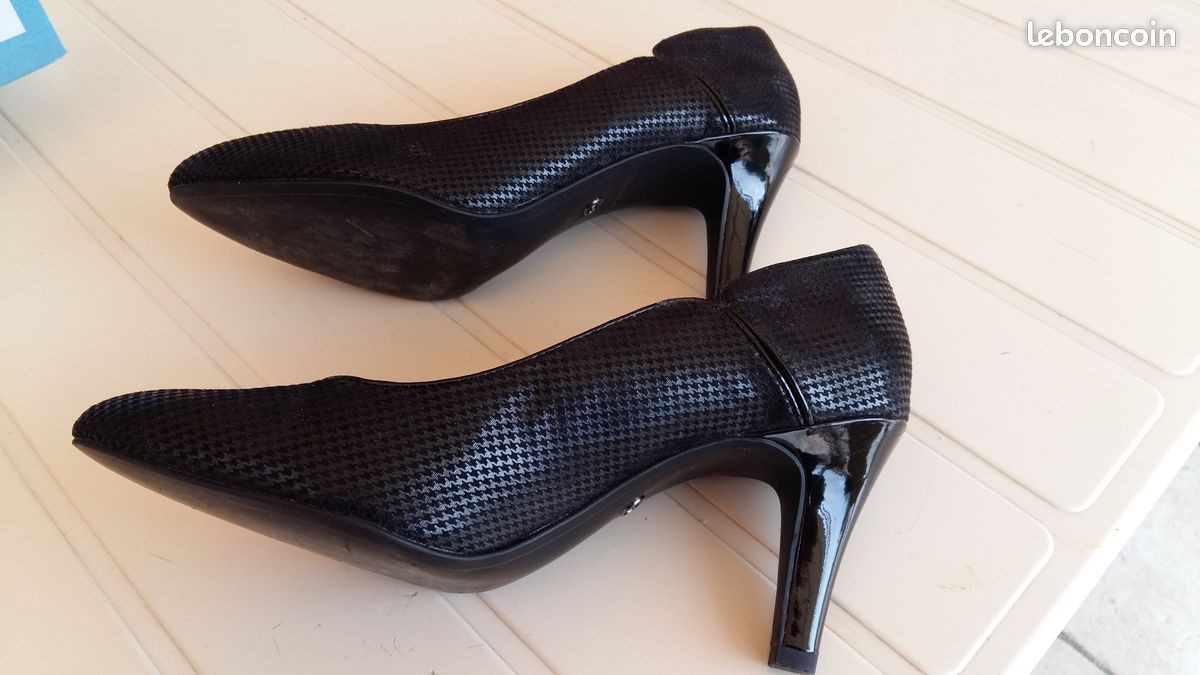 Mules Noires T40 - Sandales Tongs Synthétiques, Taille 40, Neuf Avec Emballage
