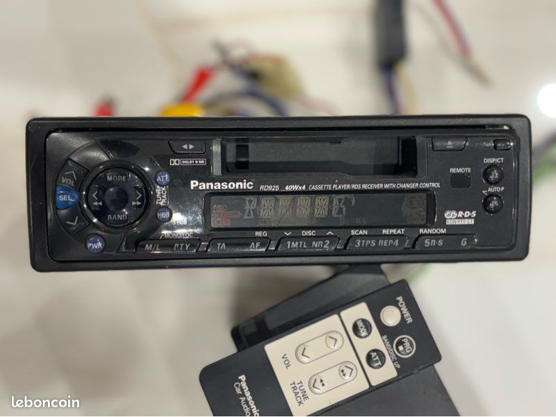 Autoradio Vintage Pack Stéréo FM Panasonic Vintage CJ-951U Pour Lecteur 8 Pistes - Avec étui D'origine, Occasion Radio Panasonic