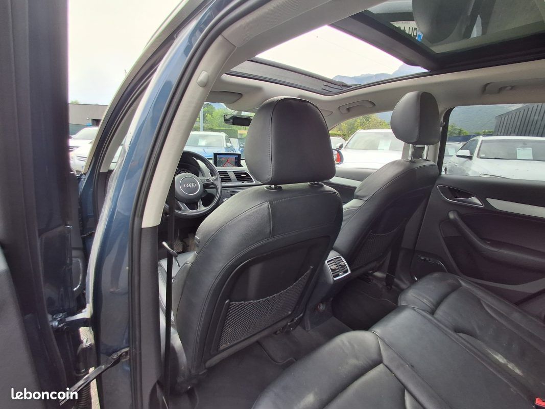 Audi q3 2.0 tdi 184 cv s-line quattro toit ouvrant panoramique/son bose/cuir (image 11)