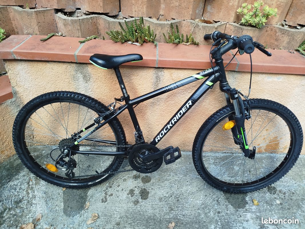 Vélo Vtt Vtt 24 Pouces 18 Vitesses Vélo VTT Rockrider ST500 24