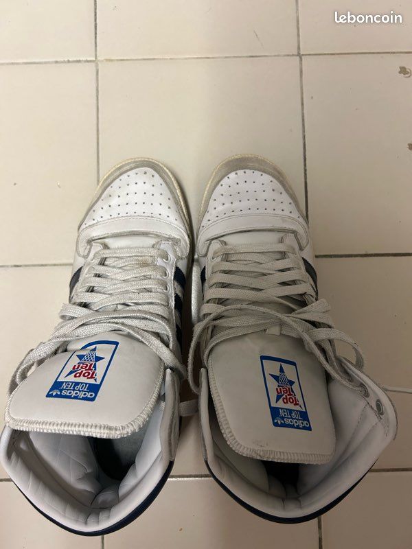 Basket Adidas Montant Femme Blanche Bleu Blanc Baskets Americana