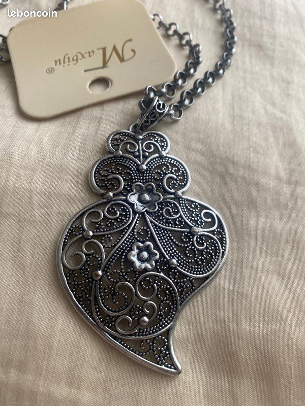 Pendentif Coeur portugais neuf (image 2)