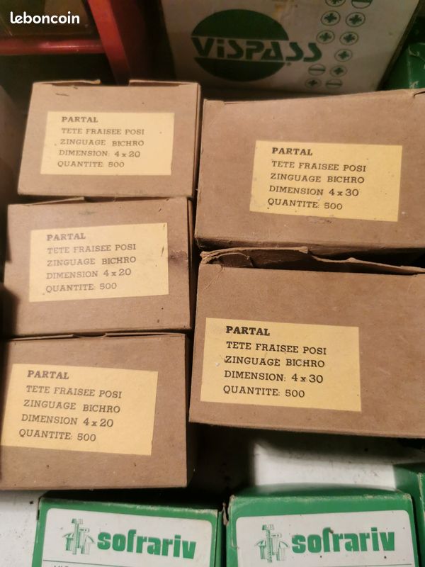 Vis Agglo Tête Fraisée ZI-BI de différentes tailles (image 1)