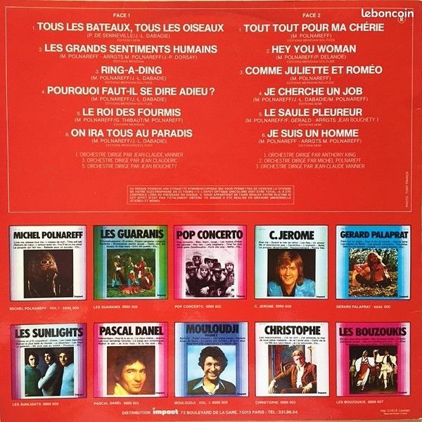 Michel Polnareff 33 T Volume 2 (image 2)