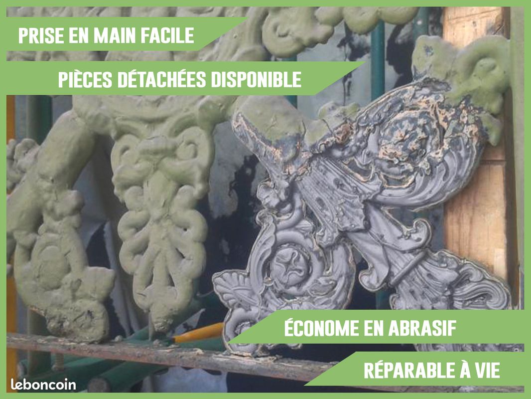 Aérogommeuse AEROCAP 1001 – Décapage Bois, Métal & Pierre (image 4)