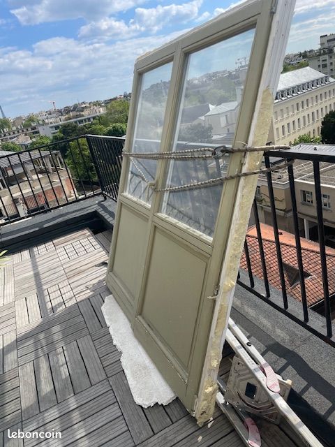 Porte fenetre double en bois (image 2)