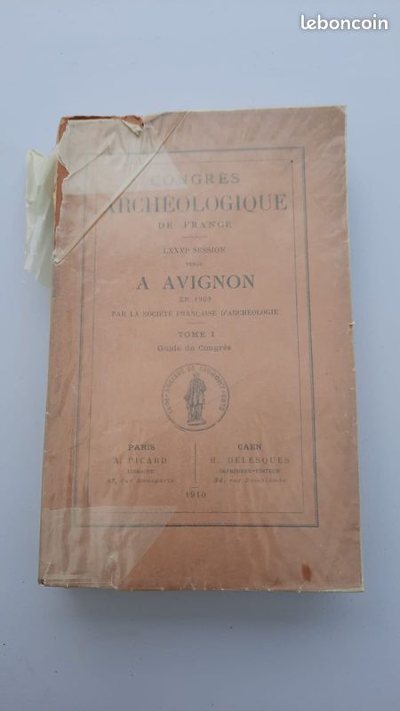 CONGRES ARCHEOLOGIQUE de FRANCE 1959 CATALOGNE Livres et BD Editeur Société Française d'archéologie - (image 1)