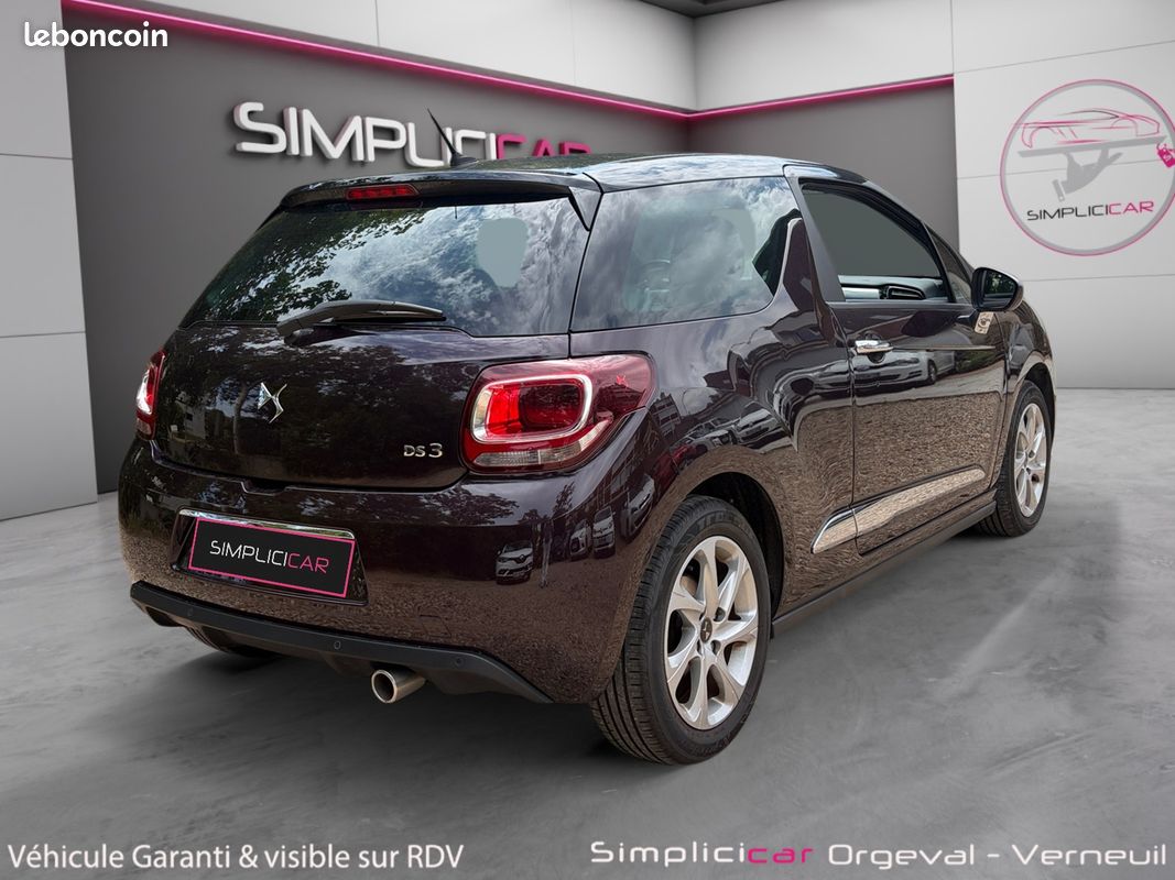 DS DS3 1.6 BLUE HDI SO CHIC 100Ch Garantie 12 mois / CAMERA DE RECUL / RADAR AVANT (image 3)