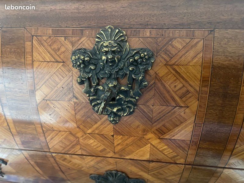 Commode ancienne style Louis XV décoration château (image 6)