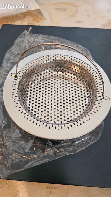 Filtre à évier de cuisine, bouchon, égouttoire crépine, en acier inoxydable (image 1)