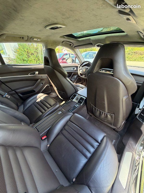 Porsche panamera turbo s 4.8 v8 550 pdk7 / pack sport design / chrono plus / frein céramique / full options / suivi porsche / burmester (image 7)
