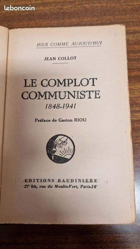 Le Complot Communiste 1848-1941 (image 3)