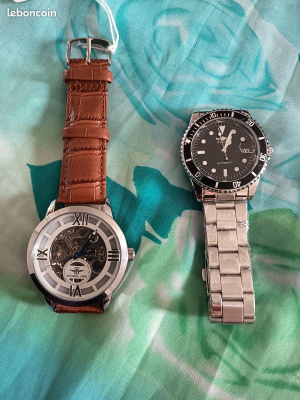 Lot De 2 Montres Bracelet Femme - Neuf Avec Défauts, Marque Générique, Idéal Pour Assortir