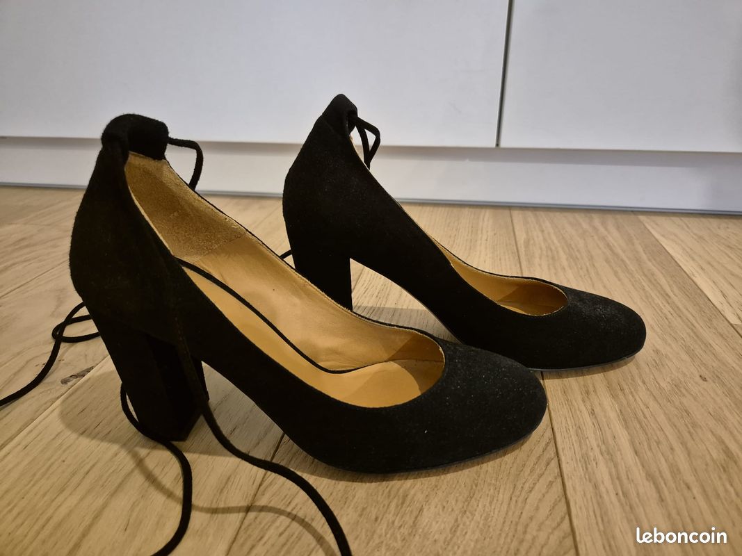 Sézane Babies Noir Chaussures Noires Sézane Babies High Valentina