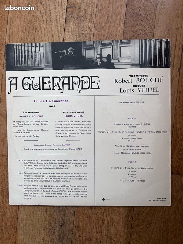 33T Robert BOUCHÉ Trompette et orgue (image 2)