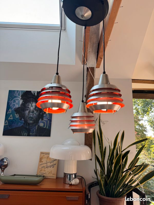 VENDU / Superbe suspension cascade vintage / Lakro de Carl Thore (image 10)