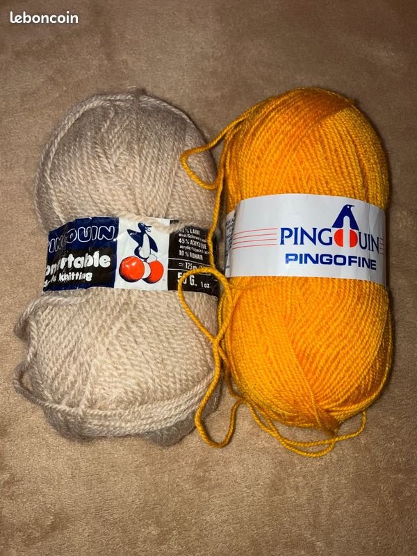 5 pelotes de laine Pingouin differentes (image 3)